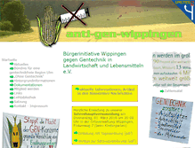 Tablet Screenshot of anti-gen-wippingen.de